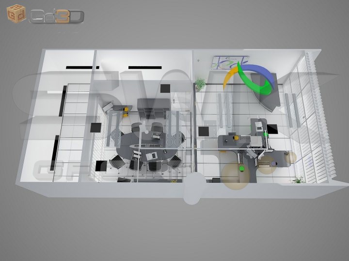 Oficina con Muebles a medida Multifuncionales