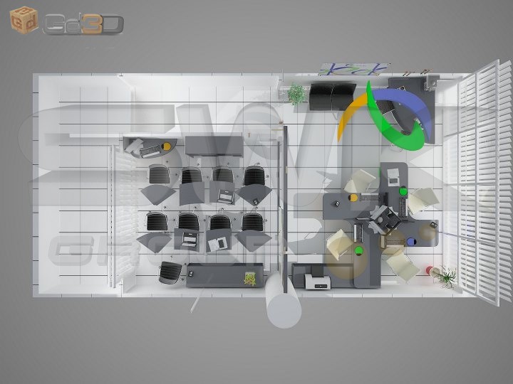 Oficina con Muebles a medida Multifuncionales