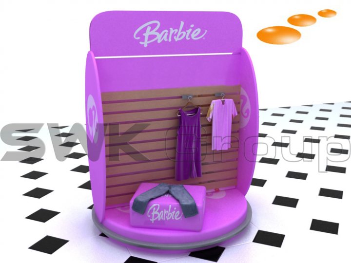 Exhibidor Barbie