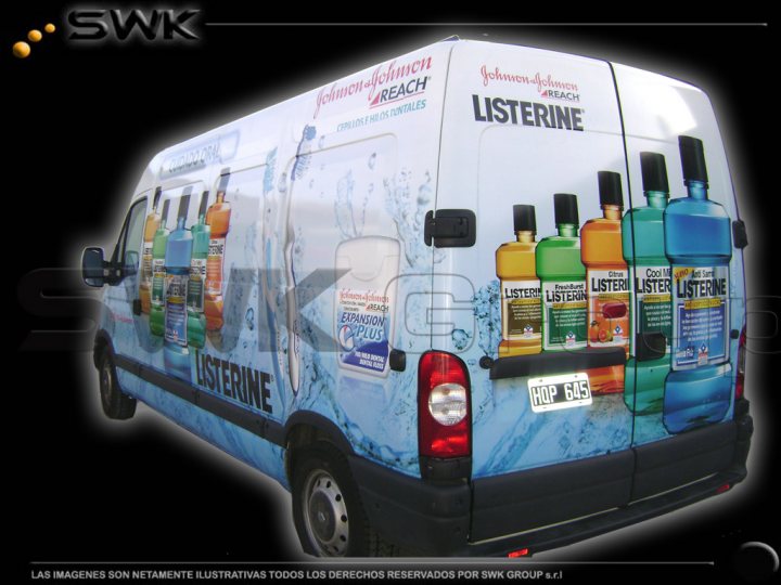 PLOTEO VEHICULAR LISTERINE 