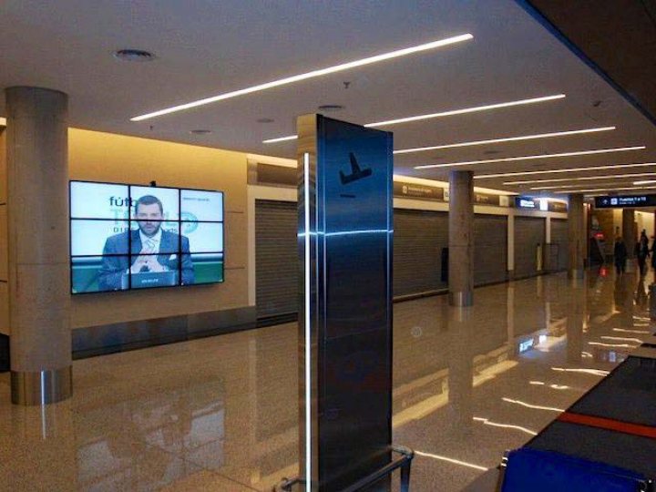 Video Wall Varios para Aeropuerto de Ezeiza Bs As Argentina