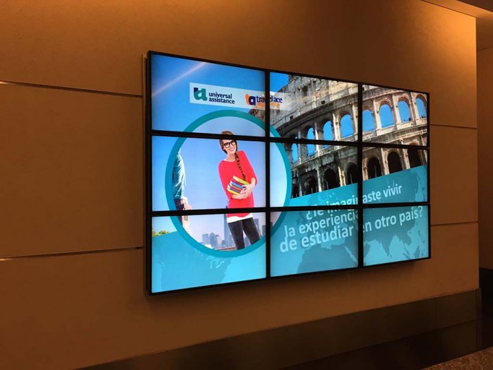 Video Wall Varios para Aeropuerto de Ezeiza Bs As Argentina