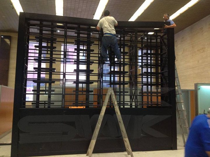 Video Wall 4x4 fabricado para AFIP casa central