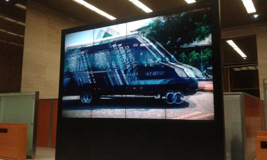 Video Wall 4x4 fabricado para AFIP casa central