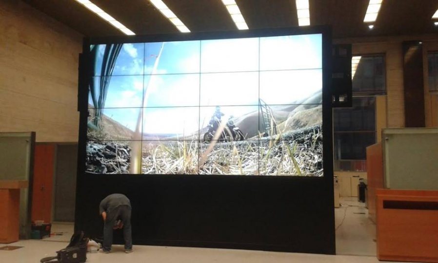 Video Wall 4x4 fabricado para AFIP casa central