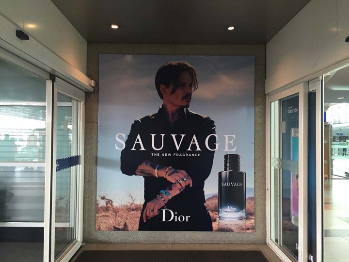 IMORESION DIGITAL DIOR SAUVAGE AEROPUERTO DE EZEIZA Y AEROPARQUE