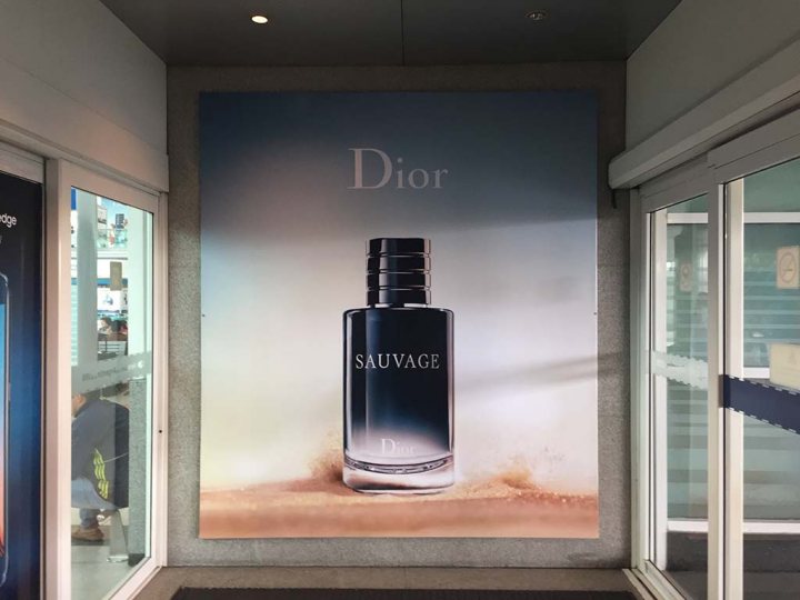 IMORESION DIGITAL DIOR SAUVAGE AEROPUERTO DE EZEIZA Y AEROPARQUE