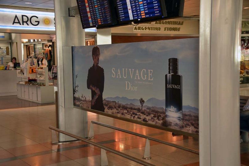 IMORESION DIGITAL DIOR SAUVAGE AEROPUERTO DE EZEIZA Y AEROPARQUE