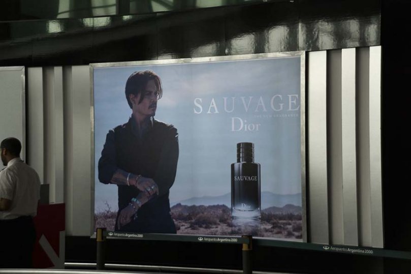 IMORESION DIGITAL DIOR SAUVAGE AEROPUERTO DE EZEIZA Y AEROPARQUE