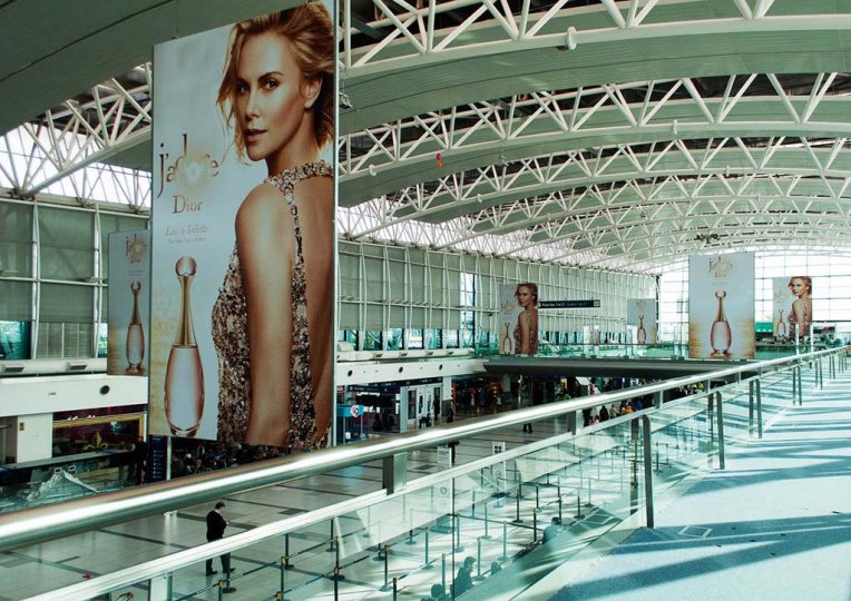 Campaña Jdore para Dior en Aeropuetos