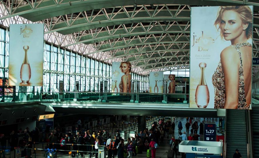 Campaña Jdore para Dior en Aeropuetos