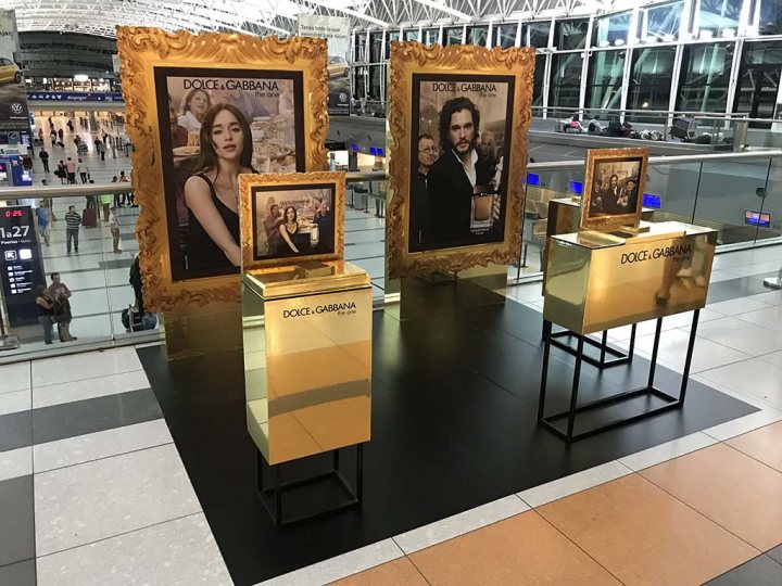 STAND DOLCE & GABBANA the one / Terminal A aeropuerto de Ezeiza