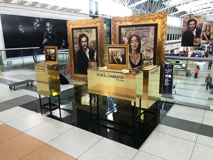 STAND DOLCE & GABBANA the one / Terminal A aeropuerto de Ezeiza