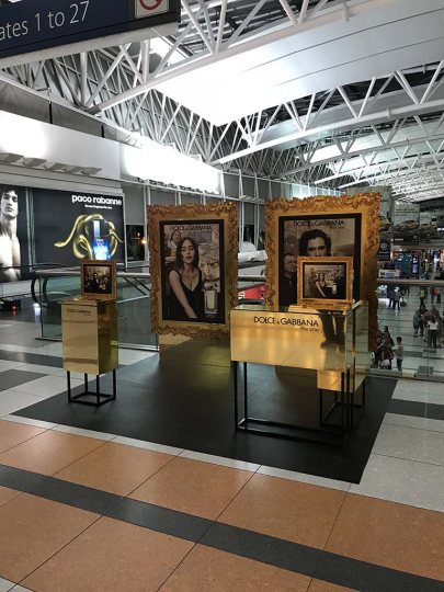 STAND DOLCE & GABBANA the one / Terminal A aeropuerto de Ezeiza