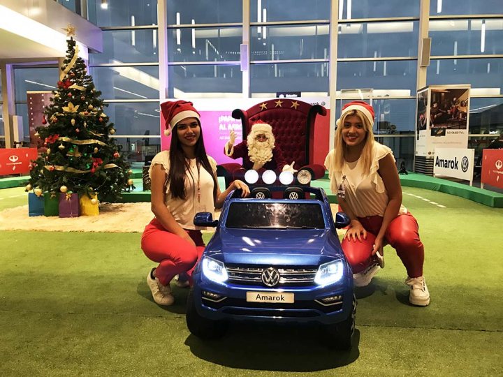 STAND AMAROK Navidad 2018 / Mini Amarok pre embarque aeropuerto de Ezeiza 