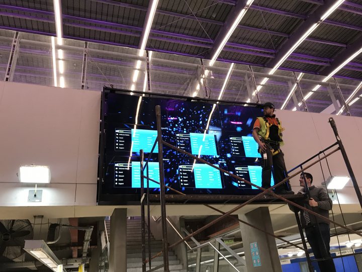 VIDEO WALL VARIOS PARA SUBTE BUENOS AIRES 